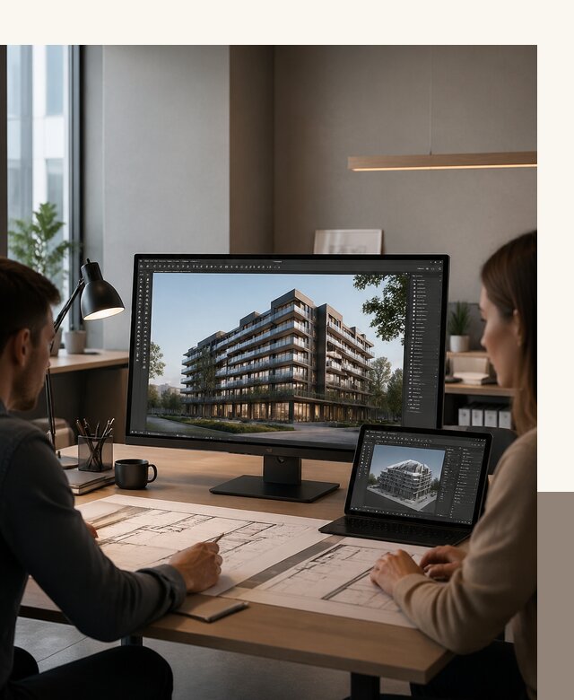 3D визуализация архитектуры и объектов строительства в Домодедове