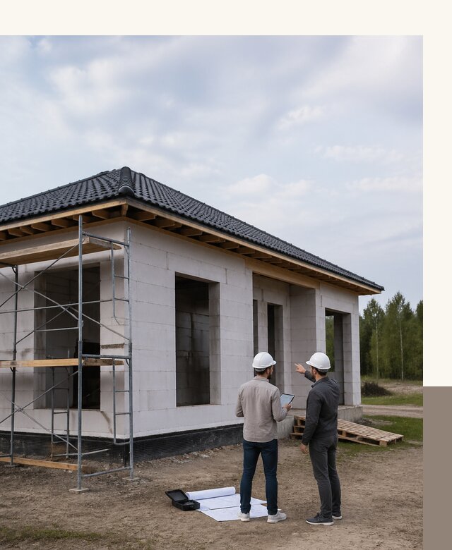 Проектирование одноэтажных домов из газобетона в Домодедове